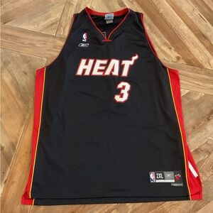 Vintage Reebok DWAYNE‎ WADE Miami Heat Jersey